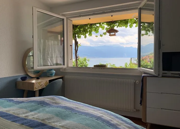 La Gremillette Gourmande Lavaux Quarto em Acomodações Particulares Rivaz